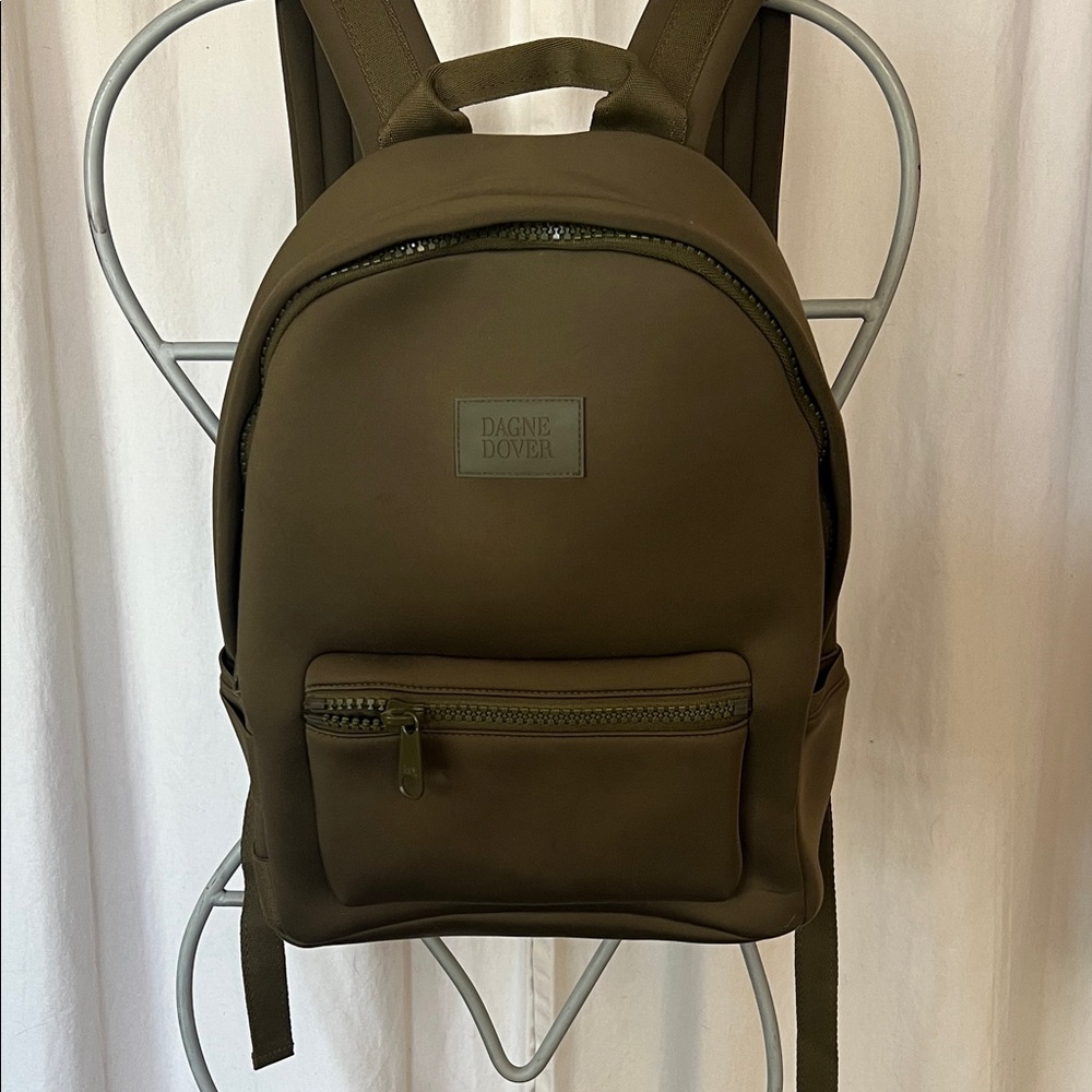 Dagne Dover Khaki Backpack  olive green  excellent Medium Dakota